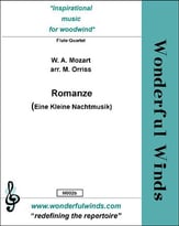 Romanze from Eine Kleine Nachtmusik for Flute Quartet cover